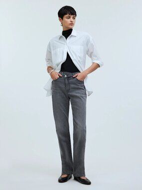 The '90s Straight Jean in Burwick (Black) Wash: Cross-Tab Edition Size 32